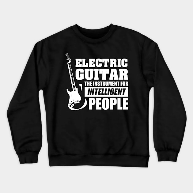 Electric guitar Crewneck Sweatshirt by adrinalanmaji